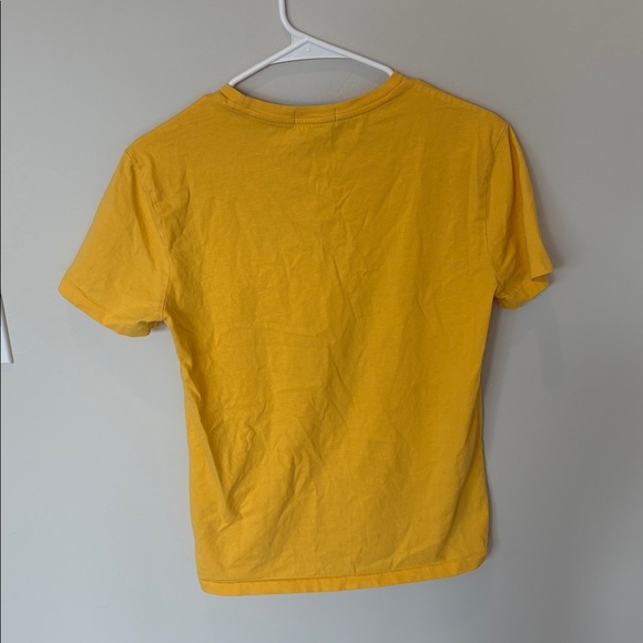 Polo Ralph Lauren Polo Bear Summer Costal Bucket Hat T-Shirt Size Small Yellow - Picture 5 of 5